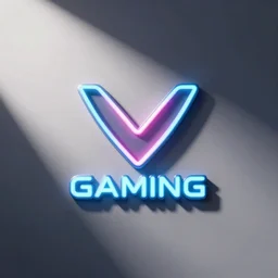 neon gaming logo