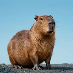 Epic Movie Poster Of A Capybara, 4K, Cinematic
