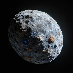 An asteroid made from water, concept by NASA/ESA