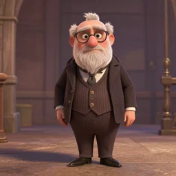 ebenezer scrooge, pixar style, ultra detailed, 8 k
