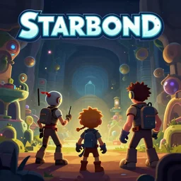 starbound game movie keyart by William Rotsler and Barclay Shaw