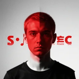 the red music power noise meaning of a schizophrenic's black and white life