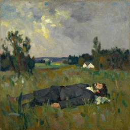 this is hell, oil painting by max liebermann