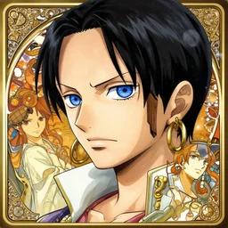 highly detailed vfx portrait of nico robin with blue eyes and black hair by eiichiro oda!, makoto shinkai, alphonse mucha, msterpriece, art by artgerm and greg rutkowski!, large aquiline nose!!, gaston bussiere, stanley kubrick, kaoru mori, intricately detailed, behance,