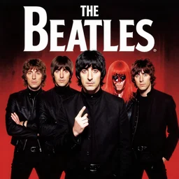 the beatles on the cover of gorillaz - demon days
