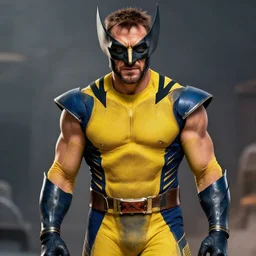 Tom Hardy in wolverine suit Digital art 4K quality Photorealism