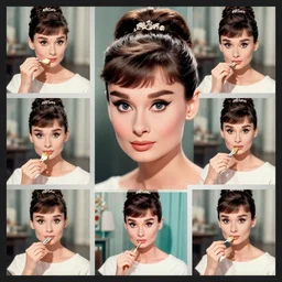 photography of audrey hepburn in breakfast at tiffany's, different snap shots of the movie, intricate, elegant, highly detailed, digital painting, artstation, matte, sharp focus, illustration, art by artgerm, greg rutkowski, loish, rhads, ferdinand knab, makoto shinkai, lois van baarle, ilya kuvshinov, rossdraws, tom bagshaw
