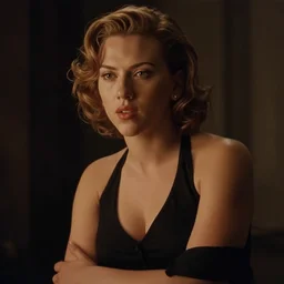 intimate movie still of scarlett johansson in wong kar wai in the mood for love