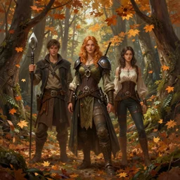 autumnal forest grotto, d & d, fantasy, portrait, highly detailed, digital painting, trending on artstation, concept art, sharp focus, illustration, art by artgerm and greg rutkowski and magali villeneuve