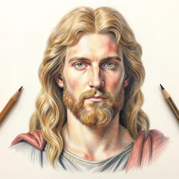 Colored pencil art on paper, God Jupiter Portrait, highly detailed, artstation, MasterPiece, Award-Winning, Caran d'Ache Luminance