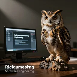 photo of an owl teaching software engineering