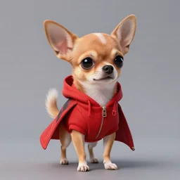 chihuahua as robin from dc, dslr photo, concept art, creative