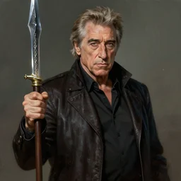robert de niro as a dnd character fantasy art.