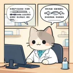 a webcomic about a doctor cat,