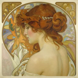 breathtaking detailed soft painting of your head turns away, the new love, your head turns back, the novel love, rembrandt style, elegant, highly detailed, artstation, concept art, matte, sharp focus, art by alfons mucha and luis royo and tom bagshaw, and greg rutkowski