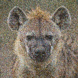 High definition professional photograph of a Hyena furry art, furaffinity, beautifully detailed and lights. Highly detailed and pretty face and eyes