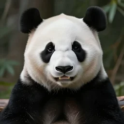 panda portrait, tristan eaton