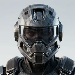 mechanical cyber headgear face operative view epic combat vision helmet highly detailed, hyper render art, crisp sharp focus, aaa unreal artstation