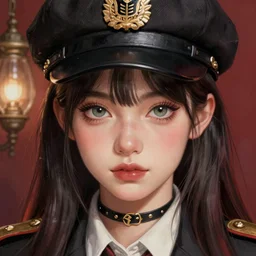 portrait of a gangster girl, cute face, intricate, highly detailed, digital painting, official media, concept art, rich vivid colors, ambient lighting, sharp focus, illustration, art by wlop and ilya kuvshinov and makoto shinkai