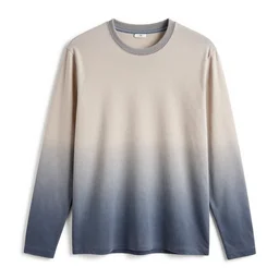 ombre long sleeve t shirt