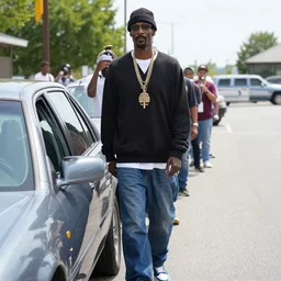 snoop dogg on the dmv line