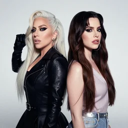 Lady Gaga and Lana del Rey, Album concept cover art.
