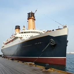 titanic at dock