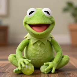 kermit the frog is a green grape
