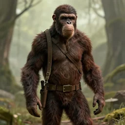 planet of the apes In The Walking Dead Very detailed 4K quality Super Realistic