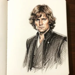 milt kahl sketch of seth rogen as anakin skywalker in star wars episode 3