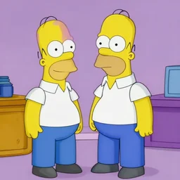 1 8 6 0 s photo of homer simpson