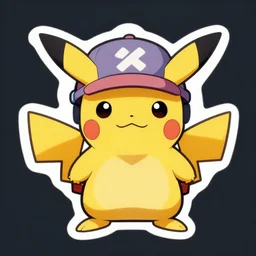 cute miss mascot roitiflam roitiflam emboar pokemon sticker art, cronobreaker, beeple game icon