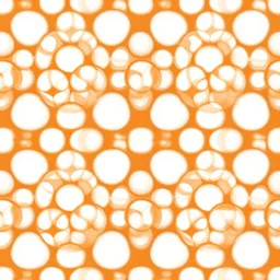 orange background, round white circle pattern, repeating pattern, vector, png
