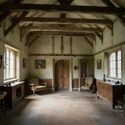 the interior of an old manor in devonshire that is probably haunted, delicate embellishments, painterly, offset printing technique, photographed on kodachrome by brom, robert henri, walter popp
