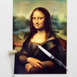 mona lisa snotring cocaine
