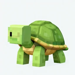 a turtle in minecraft