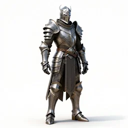 armored battlemage in runed armor, high detail digital art, full body, standing, isolated on a pure white background, centered, whole figure in frame, sharp focus, studio lighting