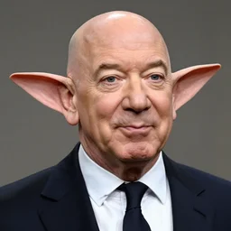 bezos with really stretchy ears