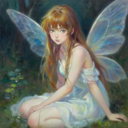 an infinitely detailed oil painting of a beautiful fairy by kuraya emi yume nikki inspired | atmospheric