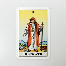 A tarot card for hungover
