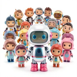 cute shiny robot, Lilia Alvarado, Sophie Anderson, Mark Arian, Bob Byerley, Charlie Bowater, Mark Brooks, Steve Henderson, Justin Gerard, Arthur Hughes, Edward Robert Hughes, Mark Keathley, Victor Nizovtsev, Carlos Shwabe, Ross Tran, WLOP