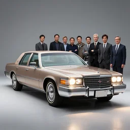 1 9 6 7 cadillac fleetwood 7 5 with front grill from ford mustang 1 9 7 0. design by cory loftis, fenghua zhong, bradbuilds, ryohei hase, ismail inceoglu, ruan jia, henrik fisker, bruce kaiser, scott robertson, dmitry mazurkevich, doruk erdem, and jon sibal. volumetric light