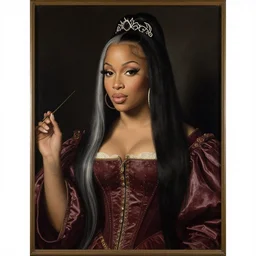 renaissance painting of nicki Minaj