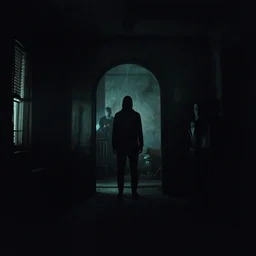 film footage of a interior of insidious, the conjuring, paranormal activity, blair witch