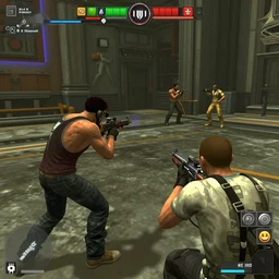 ltj bukem npc in deus ex giving you dj training, 9 0 s fps, gameplay screenshot