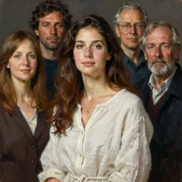 beautiful painting, studio portrait of a woman with white linen in greece by yoji shinkawa frank frazetta, charlie bowater, magali villeneuve, j. c. leyendecker,