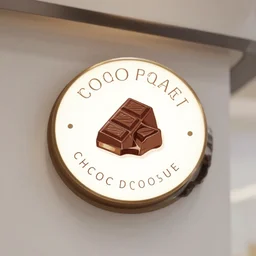 a logo for a chocolate brand