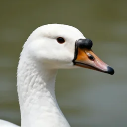 Person with a goose head, 4k realistic photo