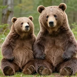 real photo of marsha and the bear