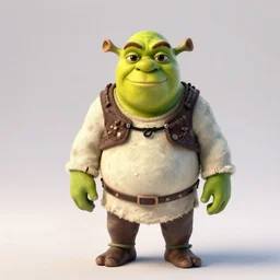 A fusion of shrek and yoda, render, unreal, studio lighting, blender, trending on artstation, 8k, highly detailed